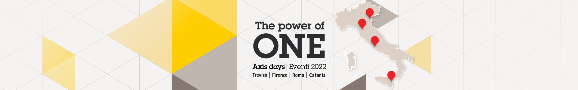 Power of ONE Axis Day Top Banner